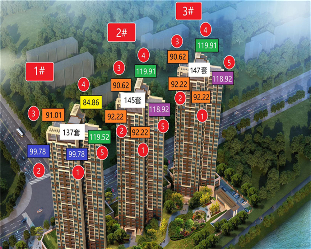 富雅水岸楼栋信息